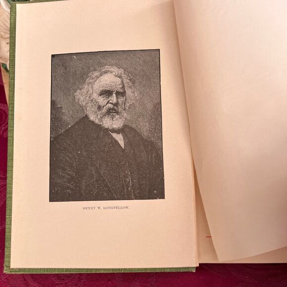 Ca 1890s Vintage Book: Evangeline and Other Poems by Henry W. Longfellow - Picture 2 of 12